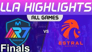 R7 vs EST Highlights ALL GAMES Finals LLA 2023 Closing Playoffs Movistar R7 vs Estral Esports