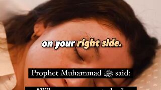 Why Prophet Muhammad (S. A. W) told us to sleep on your right side?