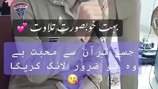 A very beautiful recitation of the Quran by a Malaysian policewoman