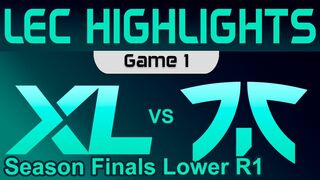 XL vs FNC Game 1 Highlights LEC Season Finals Lower R1 2023 Excel vs Fnatic