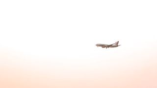 Plane Beautiful Landing View
