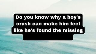 Do you know why a boy's crush can make him feel like he's found the missing piece of a puzzle? #shorts #facts