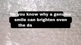 Do you know why a genuine smile can brighten even the darkest of days? #shorts #facts