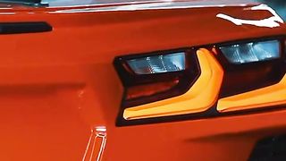 Orange bugatti