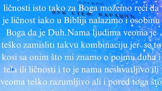 Bog je licnost 1
