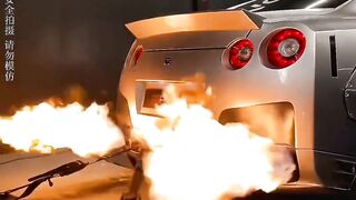 Car with fire ????????