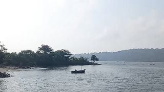 View morning beach