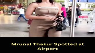 Mrunal Thakur Spotted at Airport #shorts #jaqulinefernandez #bollywood #short #trending #viral #shortvideo