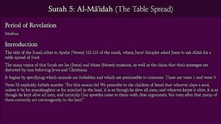 Quran_ 5. Surat Al-Mai_dah (The Table Spread)_ Arabic and English translation