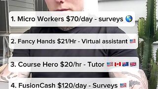 Sites that will pay you from the comfort of your house