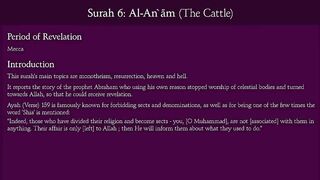 Quran_ 6. Surat Al-An_am (The Cattle)_ Arabic and English translation