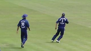 Flying catch by Paul Collingwood.