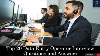 Data Entry Operator Interview | Top 20 Q&A | For Fresh & Experienced Candidates