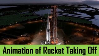 Animation of Rocket Taking Off | Witness the Spectacular Launch