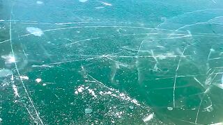 Man Becomes Trapped Under Ice Lake During Swim