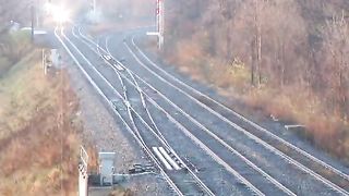 Two Trains Near to Collide