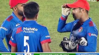 Pakistan vs afghanistan last over drama