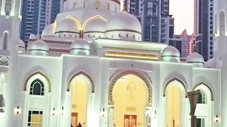 A very beautiful mosque in Dubai Mashallah