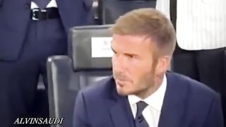 Messi dedicates goal to beckham