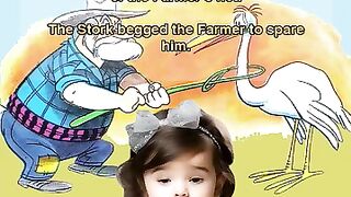 The farmer and the stork story for kids