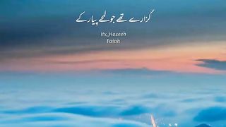 Guzare thy jo lamhe payar ke song Status|Haseeb Fatah