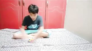 6year old child tell the rubes cube  trick to solve