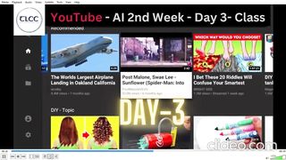AI 2nd Week | Day3 - Live Class TLCC