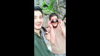 "Cherished Moments: Enjoying Life with Friends"  in kashmir