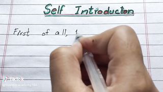Topic self introduction for job interviews