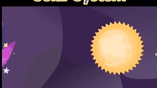 Solar System with planets