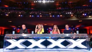 GOLDEN BUZZER! Nervous Singer Auditions On America's Got Talent 2023 Blowing The Judges Away!