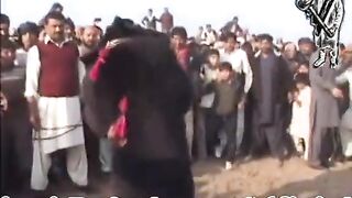 Man vs bear fight