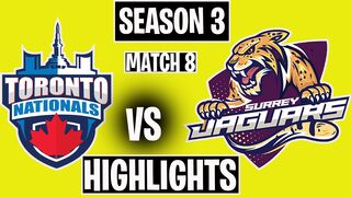 Match 8 Highlights Toronto Nationals vs Surrey Jaguars GT20 Canada Season 3, 2023