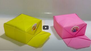 how to make origami paper hat