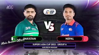 Pakistan vs Nepal Aisa cup 2023 highlights
