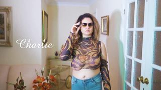 fashion model catwalk in slow motion Charlie Part 5