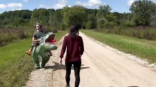 If People Rode Dinosaurs Instead of Walked..