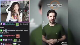 Pokimane (Got rickrolled) short clip