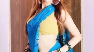 Trending Hot Girl In Saree VIDEO | New Hot Girl InstaGram Reels | Saree Girl VIDEO