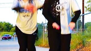 Challenge dance on Tik tok