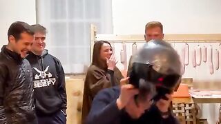 The helmet game is too funny, but some of these hits look personal