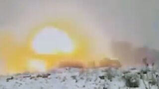 Ukrainian soldiers eliminating the Russian Federation invaders in the East with self-propelled artillery kit
