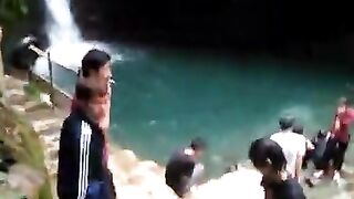 waterfall view