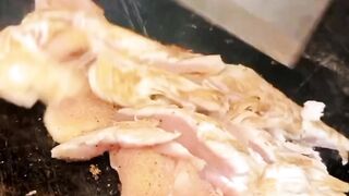 Our Chicken Cheesesteak is always made with fresh chicken food