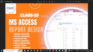 MS Access-Table Reporting-Live Class