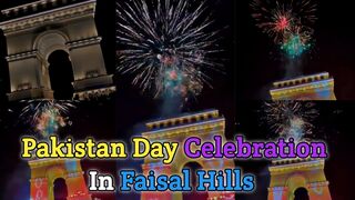 Independence day celebration Fireworks In Faisal Hills