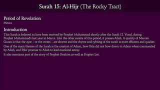 Quran_ 15. Surat Hijr (The Rocky Tract)_ Arabic and English translation.