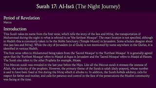 Quran_ 17. Surat Al Isra (The Night Journey)_ Arabic and English translation.