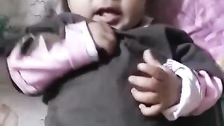 baby talking video