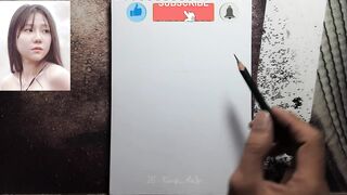 How to Realistic Drawing - Jena Dammaya sketching art